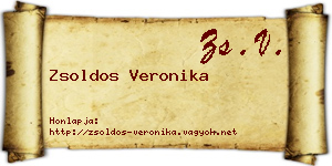 Zsoldos Veronika névjegykártya